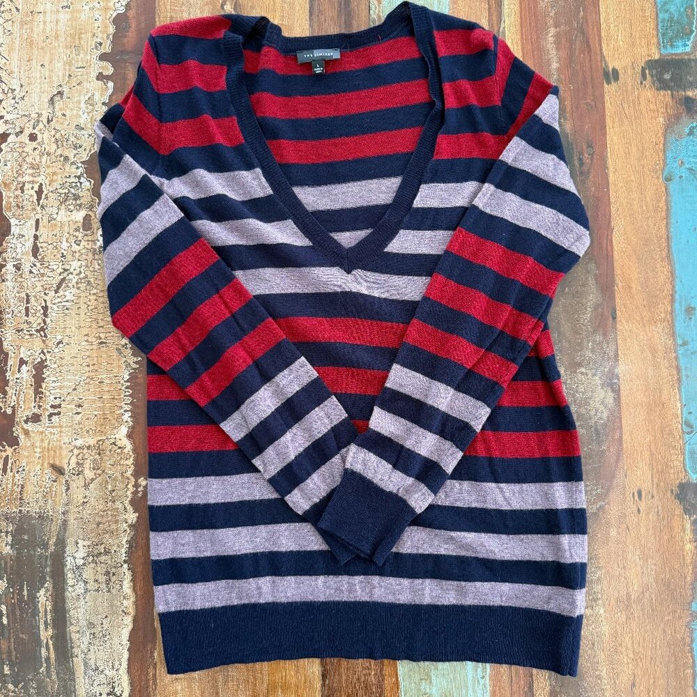 The Limited Wool Blend Striped Sweater Size Large‎